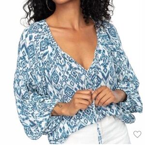 Lovestitch Geo Print Blouse